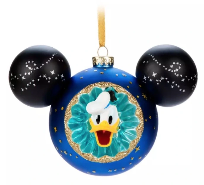 Disney Mickey Ears Icon Ornament - Donald Duck Sunburst 1 Disney Mickey Ears Icon Ornament - Donald Duck Sunburst