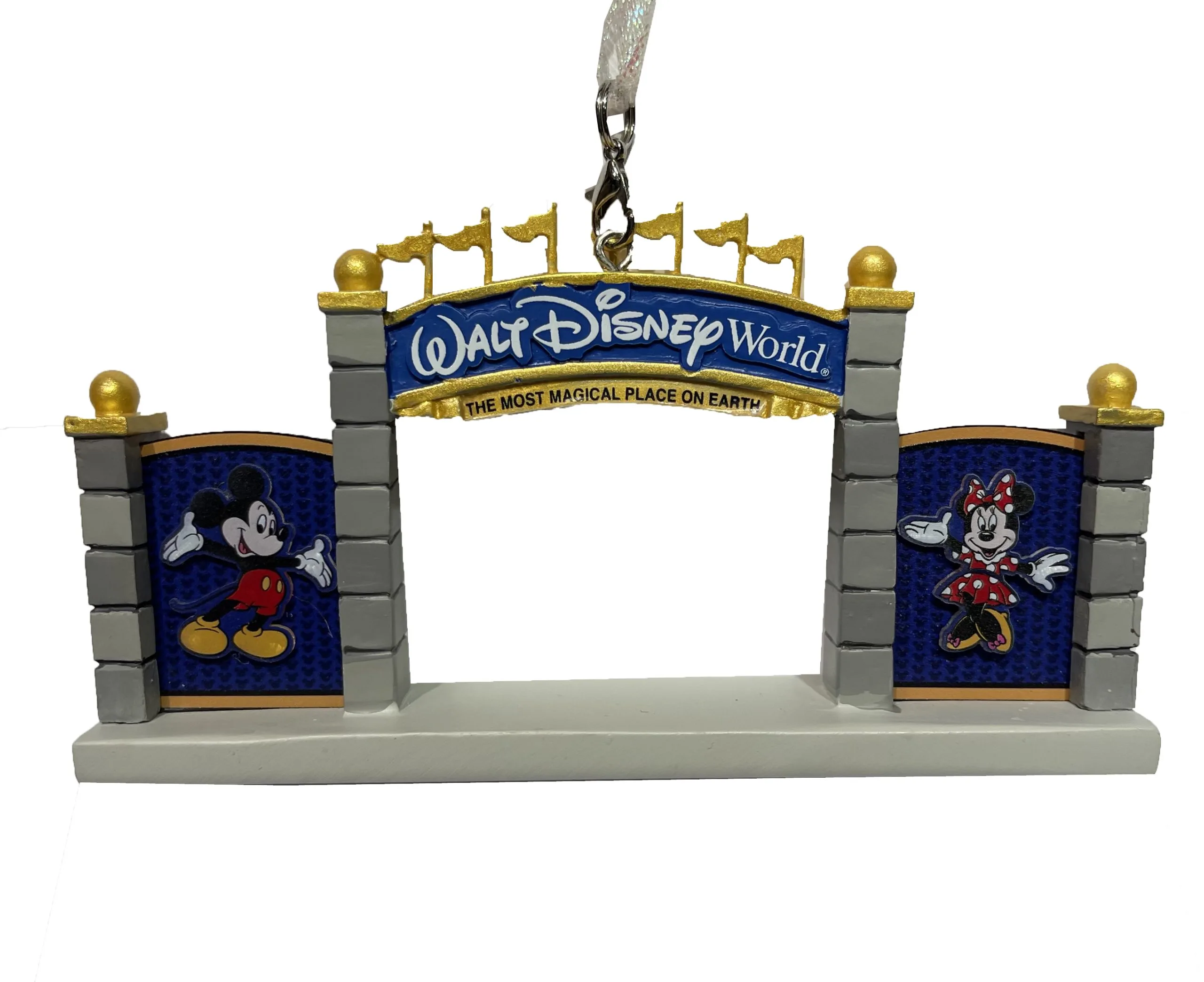 Disney Figurine Ornament - Walt Disney World Main Entrance 1 Disney Figurine Ornament - Walt Disney World Main Entrance