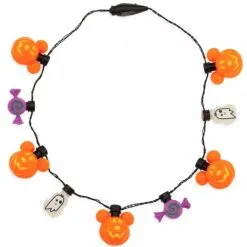 Disney Light Up Necklace - 2022 Halloween - Mickey Pumpkins