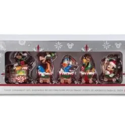 Disney Ornament Set - Mickey Mouse And Friends Train