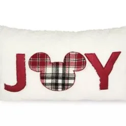 Disney Holiday Pillow - Mickey Mouse Icon - Joy