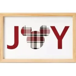 Disney Wall Décor - Holiday Mickey Homestead - Joy