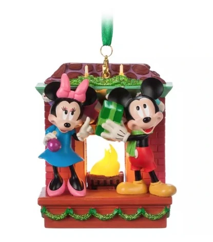 Disney Figurine Ornament - Mickey & Minnie Living Magic - Light Up 1 Disney Figurine Ornament - Mickey & Minnie Living Magic - Light Up