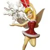 Disney Christmas Ornament - Santa Tinker Bell With Snowflake