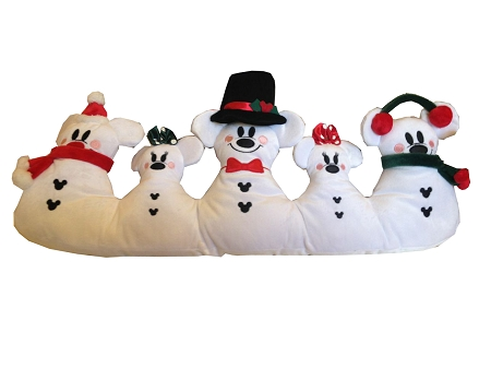 Disney Door Drafter - Christmas - Santa Mickey Mouse Snowmen 1 Disney Door Drafter - Christmas - Santa Mickey Mouse Snowmen