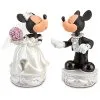 Disney Bobblehead Figure - Wedding Minnie And Mickey Mouse Set -- 2-Pc.